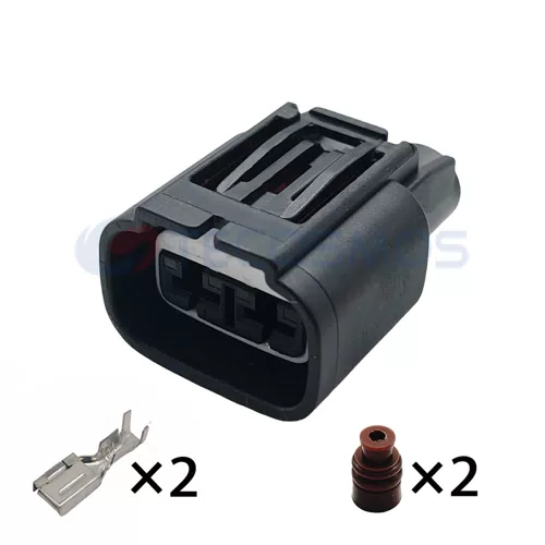 Waterproof Copper Wire Harness Fan Plug for Car 2-Pin Female IP66 Nylon ABS Housing 7287-0179-30 - image 4